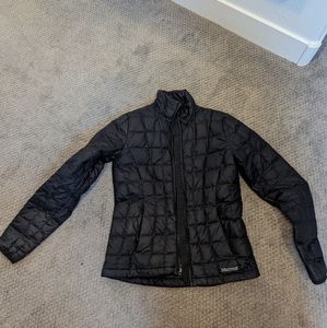 Black Women's marmot down jacket